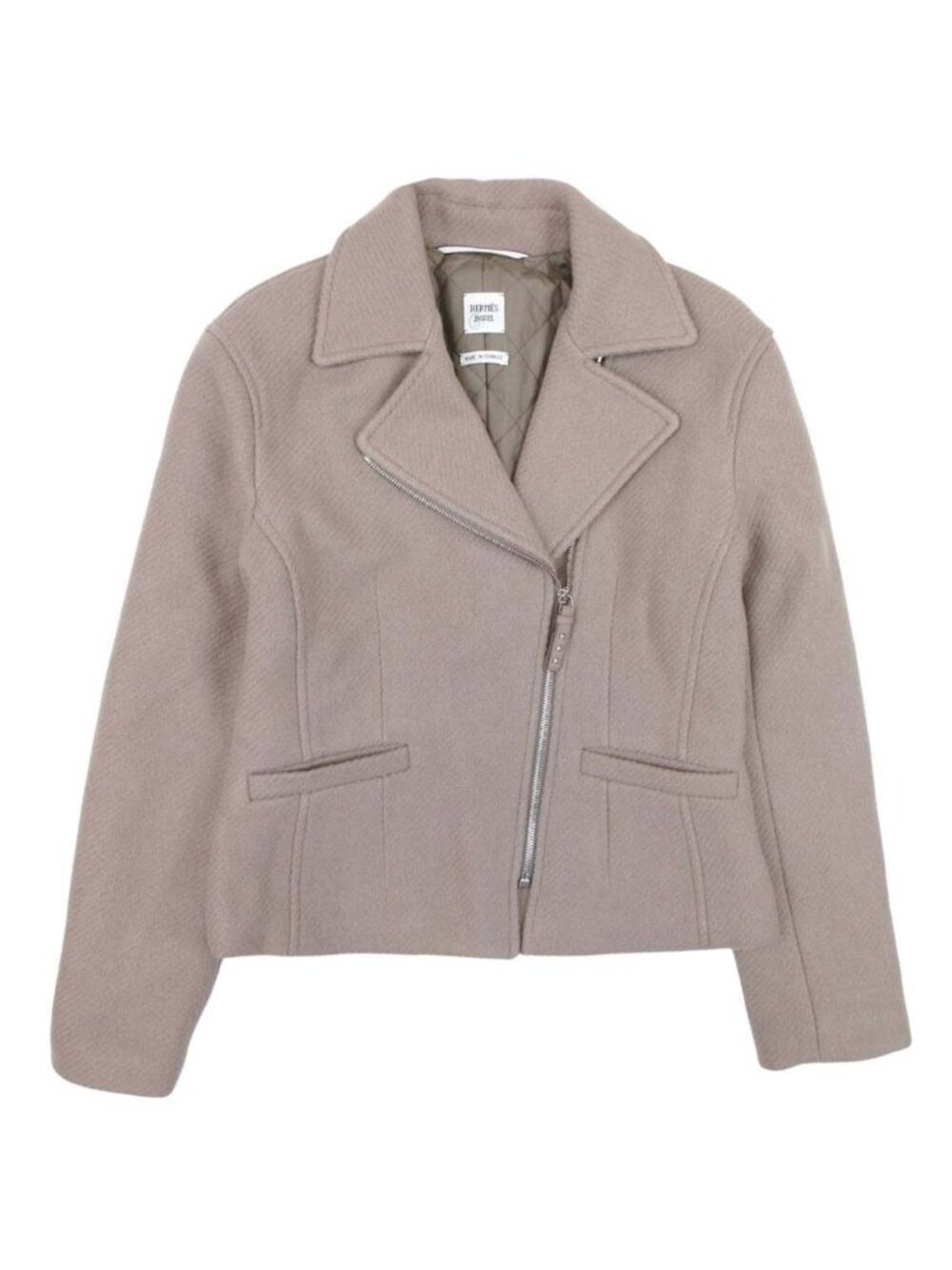Hermes Double Rider's Coat Medor Beige 36